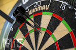 10.09.2026, Dart-Vereinsheim im Allgäu, Dartspielen ist ein Wurf- und Präzisionssport für Alt und Jung. Die Dartscheibe, mit Double- und Triple-Ring, Doppelbull, Bull, Bullseye. Die Steeldartscheibe besteht aus Sisalfasern, 