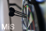 10.09.2026, Dart-Vereinsheim im Allgäu, Dartspielen ist ein Wurf- und Präzisionssport für Alt und Jung. Die Dartscheibe, mit Double- und Triple-Ring, Doppelbull, Bull, Bullseye. Die Steeldartscheibe besteht aus Sisalfasern, 