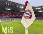 10.09.2026, Fussball UEFA Championsleague 2026/2027: 1.Spieltag,  FC Bayern München - FK Bodo/Glimt, in der Allianz-Arena München, Die Eckfahne
  

