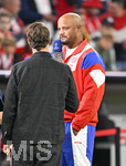 10.09.2026, Fussball UEFA Championsleague 2026/2027: 1.Spieltag,  FC Bayern München - FK Bodo/Glimt, in der Allianz-Arena München, Trainer Vincent Kompany (FC Bayern München) beim Interview
  

