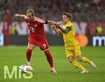 10.09.2026, Fussball UEFA Championsleague 2026/2027: 1.Spieltag,  FC Bayern München - FK Bodo/Glimt, in der Allianz-Arena München, v.l. Harry Kane (FC Bayern München) gegen Patrick Berg (FK Bodo Glimt) 
  

