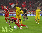 10.09.2026, Fussball UEFA Championsleague 2026/2027: 1.Spieltag,  FC Bayern München - FK Bodo/Glimt, in der Allianz-Arena München, v.l. Luis Diaz (FC Bayern München) gegen Joshua Kitolano (FK Bodo Glimt) 
  

