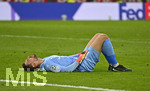 10.09.2026, Fussball UEFA Championsleague 2026/2027: 1.Spieltag,  FC Bayern München - FK Bodo/Glimt, in der Allianz-Arena München, Torwart Nikita Haikin (FK Bodo Glimt) verletzt am boden.
  

