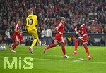 10.09.2026, Fussball UEFA Championsleague 2026/2027: 1.Spieltag,  FC Bayern München - FK Bodo/Glimt, in der Allianz-Arena München, Alphonso Davies (FC Bayern München) zieht ab und trifft zum 3:0
  

