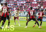 12.09.2026, Fussball Bundesliga 2026/2027, 3.Spieltag, FC Augsburg - Bayer Leverkusen, in der WWK-Arena Augsburg,  Michael Gregoritsch (FC Augsburg) Kopfballtor zum 2:1 

