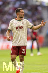 12.09.2026, Fussball Bundesliga 2026/2027, 3.Spieltag, FC Augsburg - Bayer Leverkusen, in der WWK-Arena Augsburg, Arijon Ibrahimovic (FC Augsburg) nachdenklich 