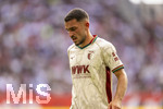 12.09.2026, Fussball Bundesliga 2026/2027, 3.Spieltag, FC Augsburg - Bayer Leverkusen, in der WWK-Arena Augsburg, Arijon Ibrahimovic (FC Augsburg) nachdenklich 