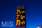 14.09.2026,  Bad Wörishofen in Bayern, Spritpreisanzeige an einer Freien V-Markt-Tankstelle in Bad Wörishofen (Unterallgäu), der Diesel kostet 2,34 Euro. Super-Benzin E10 2,18 Euro pro Liter. Super 2,24 EURO.        