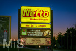 14.09.2026,  Bad Wörishofen in Bayern, Firmenschild weist auf einen Netto-Supermarkt hin. Mit Bäckerei. 