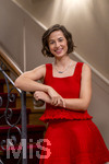 16.09.2026,  ARD-Telenovela STURM DER LIEBE, Fototermin zur 23.Staffel am Film-Set in München, bei Bavaria-Film in Geiselgasteig, in der Studio-Kulisse des fiktiven Hotels Fürstenhof. Die neue Staffel startet am 4.11.2026.  Schauspielerin Pippa Fee Rupperti (Rolle Emilia Jakobi) in den Kulissen der Serie.   