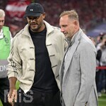 18.09.2026, Fussball Bundesliga 2026/2027, 4.Spieltag, FC Bayern München - 1.FC Union Berlin, in der Allianz-Arena München,   Trainer Mauro Lustrinelli (Union Berlin)  und Trainer Vincent Kompany (FC Bayern München) 


