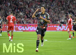 18.09.2026, Fussball Bundesliga 2026/2027, 4.Spieltag, FC Bayern München - 1.FC Union Berlin, in der Allianz-Arena München,   
Torjubel Jvon Jamal Musiala (Bayern München) 

