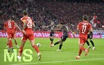 18.09.2026, Fussball Bundesliga 2026/2027, 4.Spieltag, FC Bayern München - 1.FC Union Berlin, in der Allianz-Arena München,   Jamal Musiala (Bayern München) zieht ab und trifft zumm 1:0


