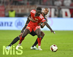 18.09.2026, Fussball Bundesliga 2026/2027, 4.Spieltag, FC Bayern München - 1.FC Union Berlin, in der Allianz-Arena München,   v.l. Emmanuel Latte Lath (Union Berlin) gegen Jonathan Tah (FC Bayern München) 


