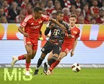18.09.2026, Fussball Bundesliga 2026/2027, 4.Spieltag, FC Bayern München - 1.FC Union Berlin, in der Allianz-Arena München,   Felix Uduokhai (Union Berlin) gegen Michael Olise (FC Bayern München) 


