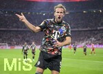 18.09.2026, Fussball Bundesliga 2026/2027, 4.Spieltag, FC Bayern München - 1.FC Union Berlin, in der Allianz-Arena München,   Harry Kane (FC Bayern München) jubelt.


