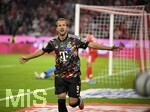 18.09.2026, Fussball Bundesliga 2026/2027, 4.Spieltag, FC Bayern München - 1.FC Union Berlin, in der Allianz-Arena München,   Harry Kane (FC Bayern München) jubelt.


