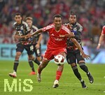 18.09.2026, Fussball Bundesliga 2026/2027, 4.Spieltag, FC Bayern München - 1.FC Union Berlin, in der Allianz-Arena München,   v.l. Felix Uduokhai (Union Berlin) gegen Michael Olise (FC Bayern München) 


