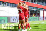 19.09.2026, München, Deutschland. Google Pixel Frauen-Bundesliga: FC Bayern München Frauen gegen 1. FC Köln Frauen am FC Bayern Campus. Jovana Damnjanovic (FC Bayern Frauen) jubelt nach Ihrem Tor.