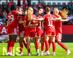 19.09.2026, München, Deutschland. Google Pixel Frauen-Bundesliga: FC Bayern München Frauen gegen 1. FC Köln Frauen am FC Bayern Campus. Edna Imade (FC Bayern Frauen) jubelt nach Ihrem Tor.