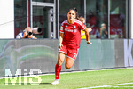 19.09.2026, München, Deutschland. Google Pixel Frauen-Bundesliga: FC Bayern München Frauen gegen 1. FC Köln Frauen am FC Bayern Campus. Jovana Damnjanovic (FC Bayern Frauen) jubelt nach Ihrem Tor.