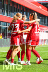 19.09.2026, München, Deutschland. Google Pixel Frauen-Bundesliga: FC Bayern München Frauen gegen 1. FC Köln Frauen am FC Bayern Campus. Jovana Damnjanovic (FC Bayern Frauen) jubelt nach Ihrem Tor.