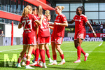 19.09.2026, München, Deutschland. Google Pixel Frauen-Bundesliga: FC Bayern München Frauen gegen 1. FC Köln Frauen am FC Bayern Campus. Jovana Damnjanovic (FC Bayern Frauen) jubelt nach Ihrem Tor.