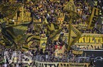 19.09.2026, Fussball 1. Bundesliga 2026/2027, 4.Spieltag, VfB Stuttgart - Borussia Dortmund, in der MHP-Arena Stuttgart, Die Dortmunder Fans
 

