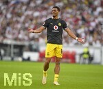 19.09.2026, Fussball 1. Bundesliga 2026/2027, 4.Spieltag, VfB Stuttgart - Borussia Dortmund, in der MHP-Arena Stuttgart, Felix Nmecha (Borussia Dortmund) ratlos
 

