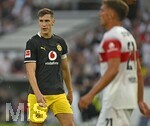 19.09.2026, Fussball 1. Bundesliga 2026/2027, 4.Spieltag, VfB Stuttgart - Borussia Dortmund, in der MHP-Arena Stuttgart, Nico Schlotterbeck (Borussia Dortmund)  nachdenklich.
 

