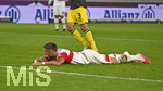 19.09.2026, Fussball 1. Bundesliga 2026/2027, 4.Spieltag, VfB Stuttgart - Borussia Dortmund, in der MHP-Arena Stuttgart, Ermedin Demirovic (Stuttgart) am Boden
 

