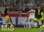 19.09.2026, Fussball 1. Bundesliga 2026/2027, 4.Spieltag, VfB Stuttgart - Borussia Dortmund, in der MHP-Arena Stuttgart, Torwart Fabian Bredlow (Stuttgart) kassiert das 0:1 von Maximilian Beier (Borussia Dortmund) 
 

