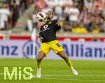 19.09.2026, Fussball 1. Bundesliga 2026/2027, 4.Spieltag, VfB Stuttgart - Borussia Dortmund, in der MHP-Arena Stuttgart, Ethan Nwaneri (Borussia Dortmund) am Ball 