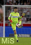 19.09.2026, Fussball 1. Bundesliga 2026/2027, 4.Spieltag, VfB Stuttgart - Borussia Dortmund, in der MHP-Arena Stuttgart, Torwart Fabian Bredlow (Stuttgart) am Ball 