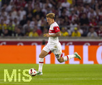 19.09.2026, Fussball 1. Bundesliga 2026/2027, 4.Spieltag, VfB Stuttgart - Borussia Dortmund, in der MHP-Arena Stuttgart, Finn Jeltsch (Stuttgart) am Ball 