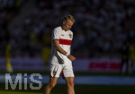 19.09.2026, Fussball 1. Bundesliga 2026/2027, 4.Spieltag, VfB Stuttgart - Borussia Dortmund, in der MHP-Arena Stuttgart, Chris Führich (Stuttgart) beim Aufwärmen im Streiflicht.
