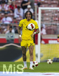 19.09.2026, Fussball 1. Bundesliga 2026/2027, 4.Spieltag, VfB Stuttgart - Borussia Dortmund, in der MHP-Arena Stuttgart, Fabio Silva (Borussia Dortmund) beim Aufwärmen 