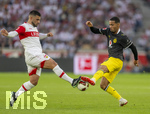 19.09.2026, Fussball 1. Bundesliga 2026/2027, 4.Spieltag, VfB Stuttgart - Borussia Dortmund, in der MHP-Arena Stuttgart, v.li: Deniz Undav (Stuttgart) gegen Felix Nmecha (Borussia Dortmund) 