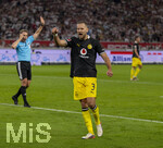 19.09.2026, Fussball 1. Bundesliga 2026/2027, 4.Spieltag, VfB Stuttgart - Borussia Dortmund, in der MHP-Arena Stuttgart, Waldemar Anton (Borussia Dortmund) jubelt 
