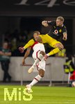 19.09.2026, Fussball 1. Bundesliga 2026/2027, 4.Spieltag, VfB Stuttgart - Borussia Dortmund, in der MHP-Arena Stuttgart,  Josha Vagnoman (Stuttgart) gegen Julian Ryerson (Borussia Dortmund) 