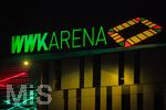 20.09.2026, Augsburg, Deutschland. Die WWK Arena in Augsburg vor dem UEFA Nations League-Länderspiel der deutschen Fußball-Nationalmannschaft gegen Griechenland. Die Partie am 27. September 2026 ist das erste Heim-Länderspiel unter Bundestrainer Jürgen Klopp.