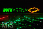20.09.2026, Augsburg, Deutschland. Die WWK Arena in Augsburg vor dem UEFA Nations League-Länderspiel der deutschen Fußball-Nationalmannschaft gegen Griechenland. Die Partie am 27. September 2026 ist das erste Heim-Länderspiel unter Bundestrainer Jürgen Klopp.