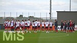22.09.2026, Fussball DFB-Nationalmannschaft Deutschland, Trainingslager in Herzogenaurach, im Homeground bei ADIDAS, vor den UEFA Nations League Spielen, Training der Nationalmannschaft vor der anwesenden Presse. Trainer Jürgen Klopp (Deutschland) hält eine Ansprahce an die Mannschaft,