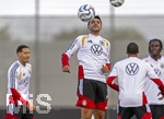 22.09.2026, Fussball DFB-Nationalmannschaft Deutschland, Trainingslager in Herzogenaurach, im Homeground bei ADIDAS, vor den UEFA Nations League Spielen, Nadiem Amiri (Deutschland) am Ball.
