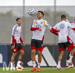 22.09.2026, Fussball DFB-Nationalmannschaft Deutschland, Trainingslager in Herzogenaurach, im Homeground bei ADIDAS, vor den UEFA Nations League Spielen, Nadiem Amiri (Deutschland) am Ball.