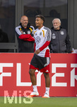 22.09.2026, Fussball DFB-Nationalmannschaft Deutschland, Trainingslager in Herzogenaurach, im Homeground bei ADIDAS, vor den UEFA Nations League Spielen, Bambase Conte (Deutschland), Sportdirektor Rudi Völler (Deutschland) 