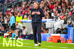 22.09.2026, Unterhaching, Deutschland. UEFA Women's Champions League, 1. Spieltag der Ligaphase: FC Bayern München Frauen gegen Manchester City. UWCL-Auftakt der FC Bayern Frauen und erstes UWCL-Pflichtspiel im neuen Zuhause Sportpark Unterhaching. Andrée Jeglertz (Cheftrainer, Manchester City Frauen)