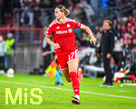22.09.2026, Unterhaching, Deutschland. UEFA Women's Champions League, 1. Spieltag der Ligaphase: FC Bayern München Frauen gegen Manchester City. UWCL-Auftakt der FC Bayern Frauen und erstes UWCL-Pflichtspiel im neuen Zuhause Sportpark Unterhaching. Klara Bühl (FC Bayern Frauen)
