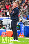 22.09.2026, Unterhaching, Deutschland. UEFA Women's Champions League, 1. Spieltag der Ligaphase: FC Bayern München Frauen gegen Manchester City. UWCL-Auftakt der FC Bayern Frauen und erstes UWCL-Pflichtspiel im neuen Zuhause Sportpark Unterhaching. Andrée Jeglertz (Cheftrainer, Manchester City Frauen)