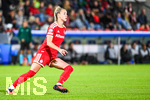 22.09.2026, Unterhaching, Deutschland. UEFA Women's Champions League, 1. Spieltag der Ligaphase: FC Bayern München Frauen gegen Manchester City. UWCL-Auftakt der FC Bayern Frauen und erstes UWCL-Pflichtspiel im neuen Zuhause Sportpark Unterhaching. Giulia Gwinn (FC Bayern Frauen)